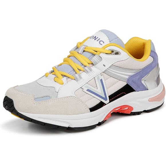 Vionic Womens 11 Cream 23Walk 2.0 Classic Sneaker Lace Up Casual Athletic LB12-6 - Picture 1 of 7